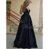 Prom Dresses 2020 Plunge V Neck Satin Long Party Gowns